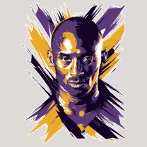 Vinilo decorativo kobe bryant los angeles lakers