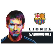 Vinilos decorativos lionel messi barcelona