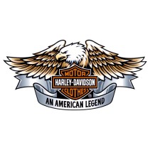Vinilos decorativos logotipo harley davidson