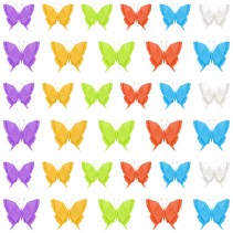 Vinilos decorativos y pegatinas siluetas mariposas
