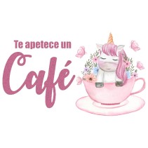 Vinilos decorativos cocina unicornio te apetece un café
