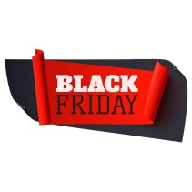 Vinilos para comercios texto black friday