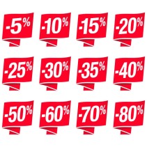 Vinilos descuentos tiendas y comercios