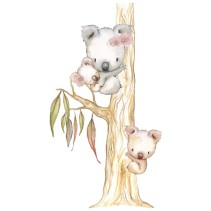 Vinilos decorativos infantiles koalas en acuarela