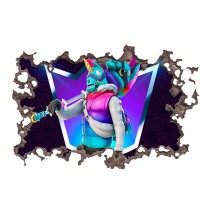 Vinilo agujero 3d fortnite