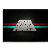 Alfombras impresas logo de star wars (medidas 70 x 50 cm)