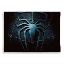 Alfombras marvel logo spider man (medidas 70 x 50 cm)