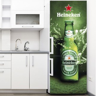 Vinilo para nevera cerveza Heineken