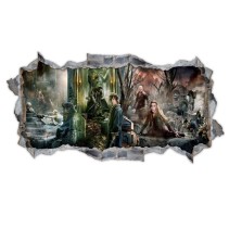 Vinilos decorativos agujero 3d el señor de los anillos