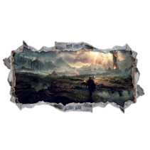 Vinilo agujero 3d el señor de los anillos sauron