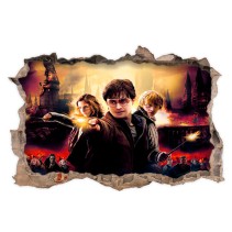 Vinilo infantil agujero 3d harry potter