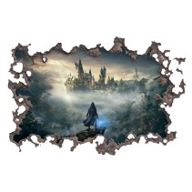 Vinilo 3d castillo de hogwarts harry potter