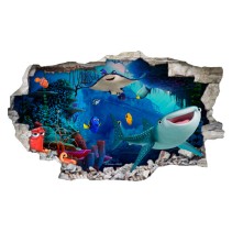 Vinilos agujero 3d disney buscando a dory