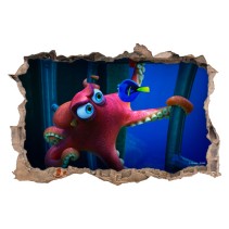 Vinilos agujero 3d disney hank buscando a dory