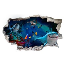 Vinilos agujero 3d disney película buscando a nemo