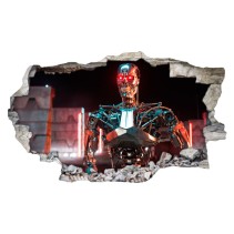 Vinilos agujero 3d terminator génesis