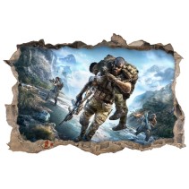 Vinilo agujero 3d videojuego tom clancy's ghost recon breakpoint