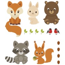 Vinilos y pegatinas animales infantiles