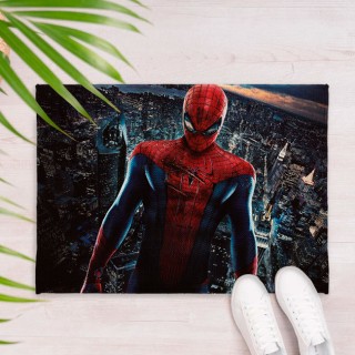 Alfombra impresa de spider man (medidas 70 x 50 cm)