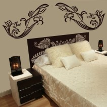 Vinilos decorativos cabeceros florales