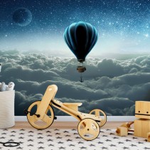 Fotomural o papel pintado aventura en globo aerostático
