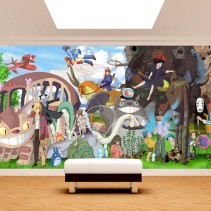 Fotomural o papel pintado personajes viaje de chihiro