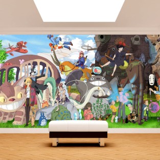 Fotomural o papel pintado personajes viaje de chihiro