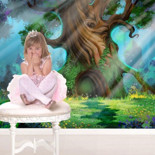 Fotomurales infantiles bosque mágico Fotomurales infantiles bosque mágico