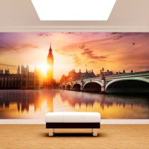 Fotomural o papel pintado big ben london atardecer
