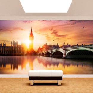 Fotomural o papel pintado big ben london atardecer Fotomural o papel pintado big ben london atardecer