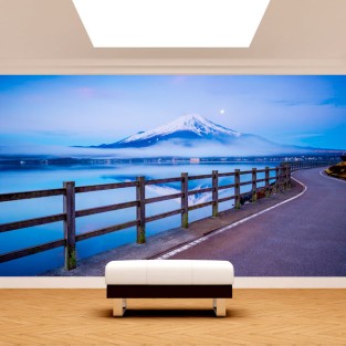 Fotomural o papel pintado carretera monte fuji Fotomural o papel pintado carretera monte fuji
