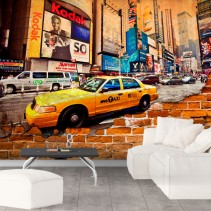 Fotomural o papel pintado nueva york efecto pared rota web