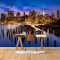 Fotomural o papel pintado skyline nueva york ciudad