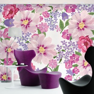 Fotomurales adhesivos flores para decorar