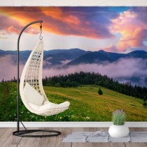 Fotomural amanecer en las montañas