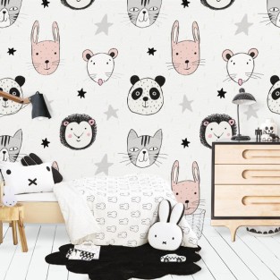 Fotomurales de vinilos animales y estrellas