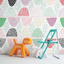 Fotomural o papel pintado formas geométricas