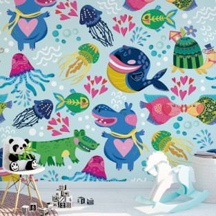 Fotomurales infantiles decoración animales Fotomurales infantiles decoración animales