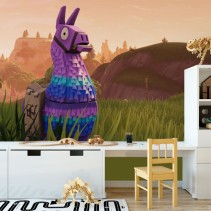 Fotomural o papel pintado llama de videojuego fortnite