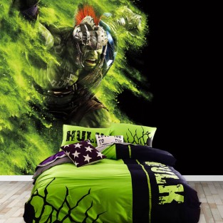 Fotomurales o papel pintado marvel superhéroe hulk