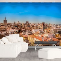 Fotomurales de vinilos panorámica de valencia