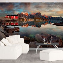 Fotomural o papel pintado paisaje reine noruega