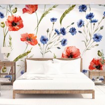 Fotomurales o papel pintado flores para decorar