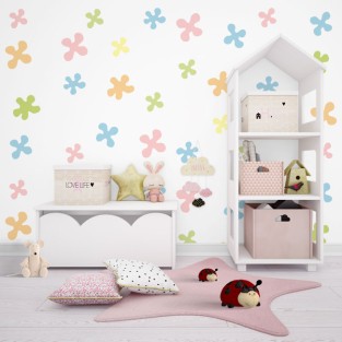 Fotomurales infantiles formas de colores