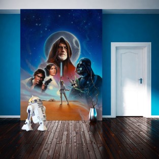 Fotomural star wars película una nueva esperanza Fotomural star wars película una nueva esperanza