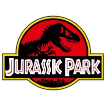 Vinilos decorativos jurassic park logo
