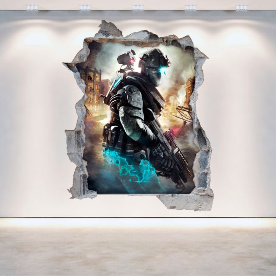 Vinilo agujero 3d tom clancy's ghost recon future soldier