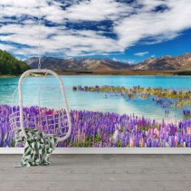 Fotomurales lago tékapo nueva zelanda