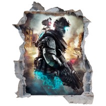 Vinilo agujero 3d tom clancy's ghost recon future soldier
