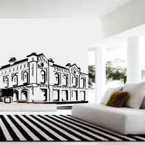 Vinilo decorativo de palacio neoclásico